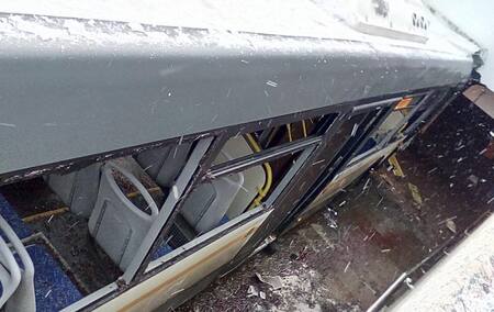 Micro fuera de control en Moscú - Rusia (Reuters)