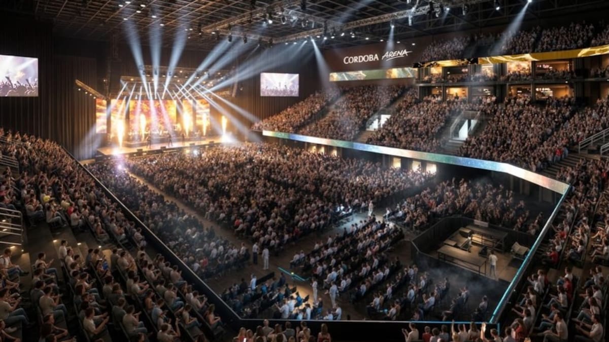 Arena Córdoba, primer estadio cubierto de escala internacional en la provincia.