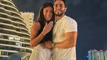 La joven que murió en Cancún y su pareja. Foto: NA