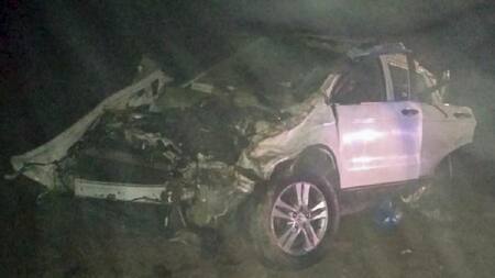 El Pepo sufrió un accidente cuando la camioneta que conducía volcó, por lo que debió ser hospitalizado, NA