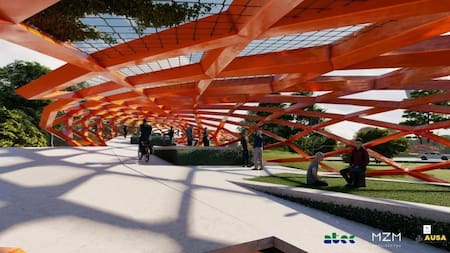 "Anillo La Pampa", el puente que busca unir la Ciudad con Aeroparque y la Costanera. Foto: Gobierno de la ciudad de Buenos Aires