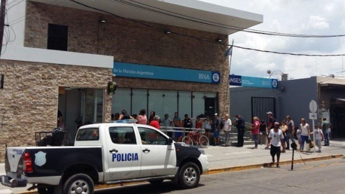Golpe comando en Banco Nación