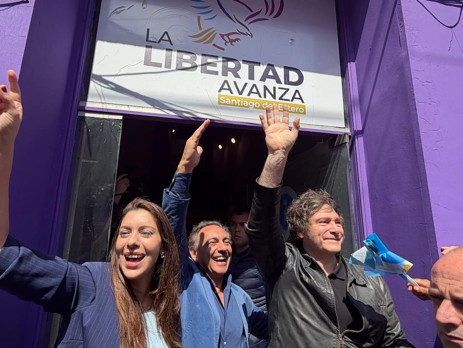 Javier Milei en Santiago del Estero.