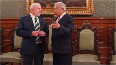 Lula da Silva y Andrés Manuel López Obrador. Foto: @lopezobrador_.