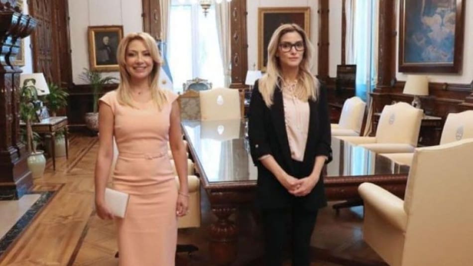 Fabiola Yáñez y Sofía Pacchi, Foto NA