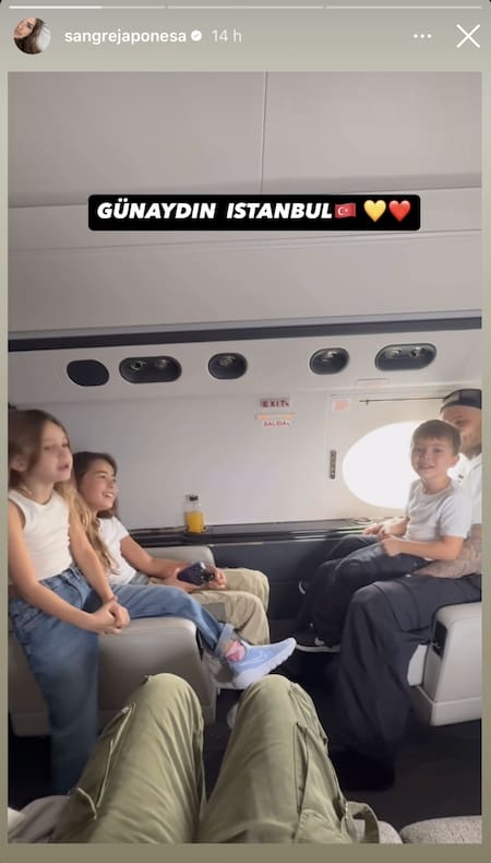 La China Suárez y Mauro Icardi viajaron a Turquía. Foto Instagram