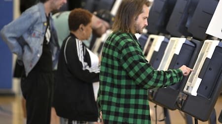 Centros de votación en Estados Unidos. Foto: EFE.