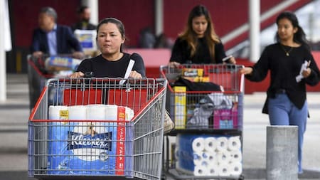 Coronavirus, compras de papel higiénico