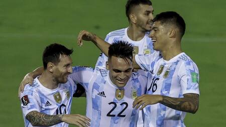 Festejo de la Selección Argentina, fútbol, NA