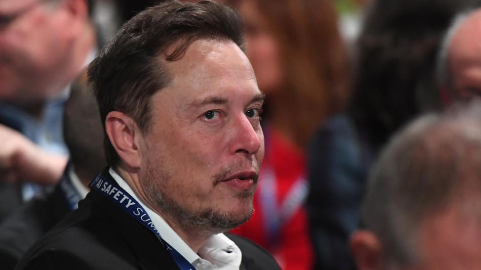El dueño de Tesla y la red social X, Elon Musk, presente en la Cumbre de Seguridad de IA. Foto: EFE.