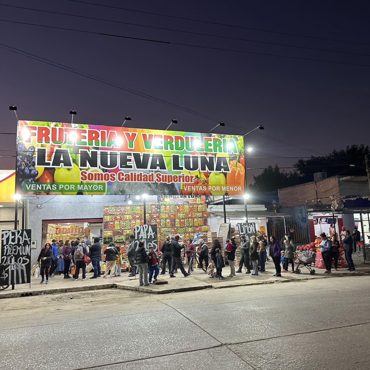 Verdulería "La nueva luna" en Guernica. Foto: Facebook / Lanuevaluna Verduleria,