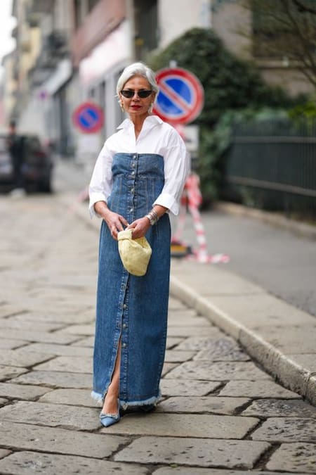 Look total denim. Foto Pinterest