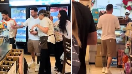 Lionel Messi, de compras.