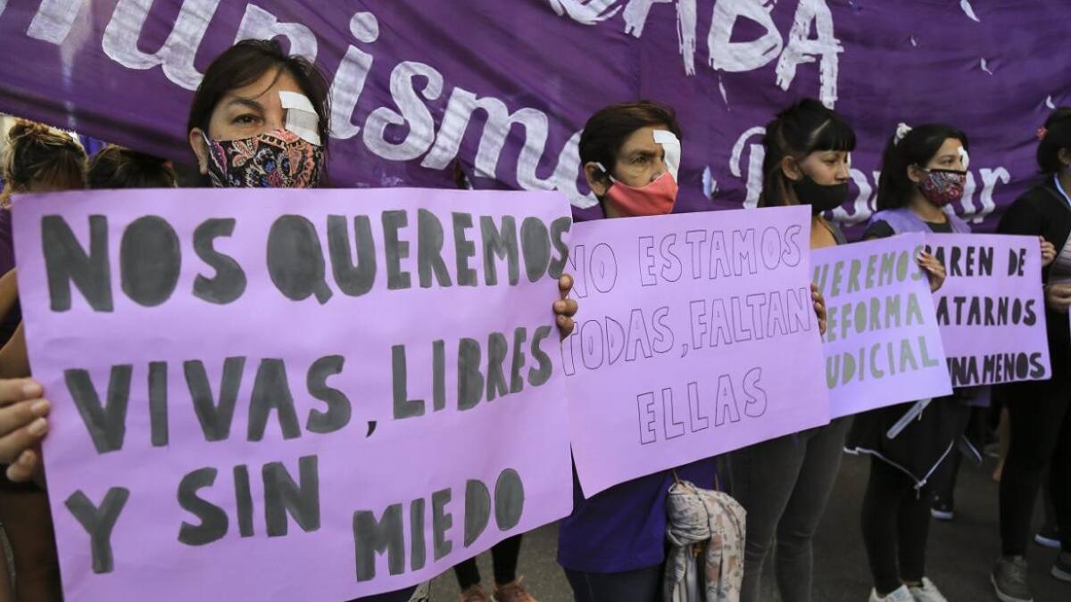 Ni una menos. Foto: NA.