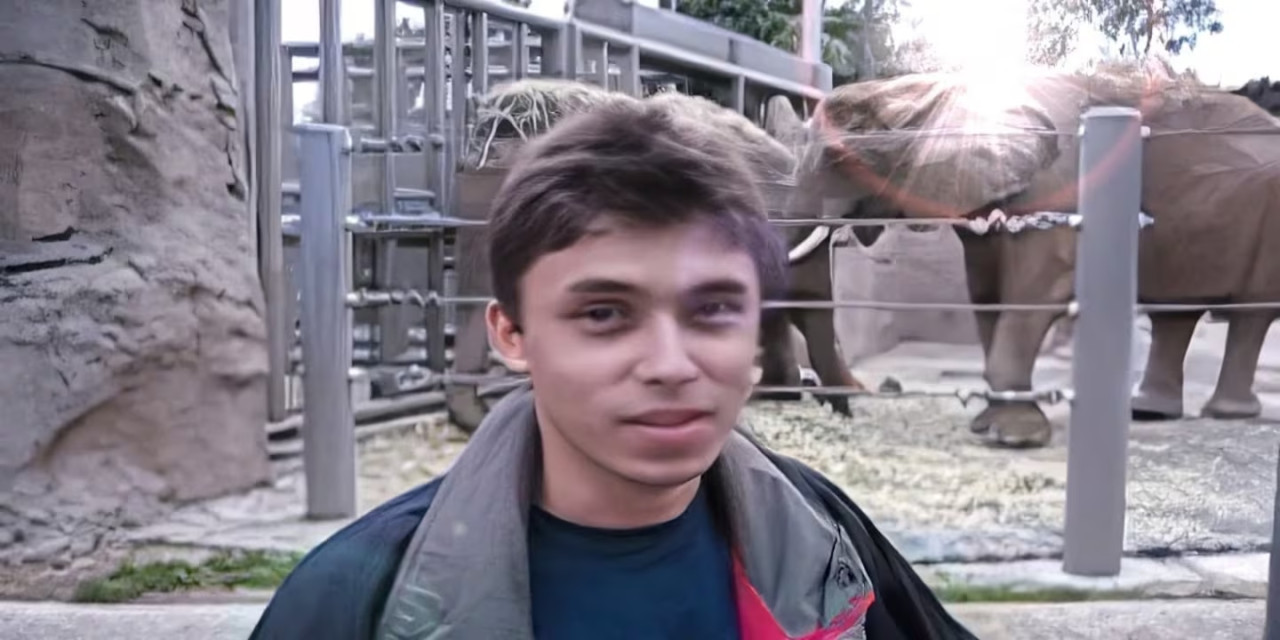"Me at the zoo", el primer video de Youtube. Fuente: Captura.
