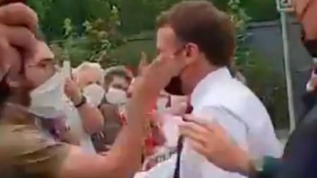 Cachetazo contra Macron en Francia, AGENCIA NA