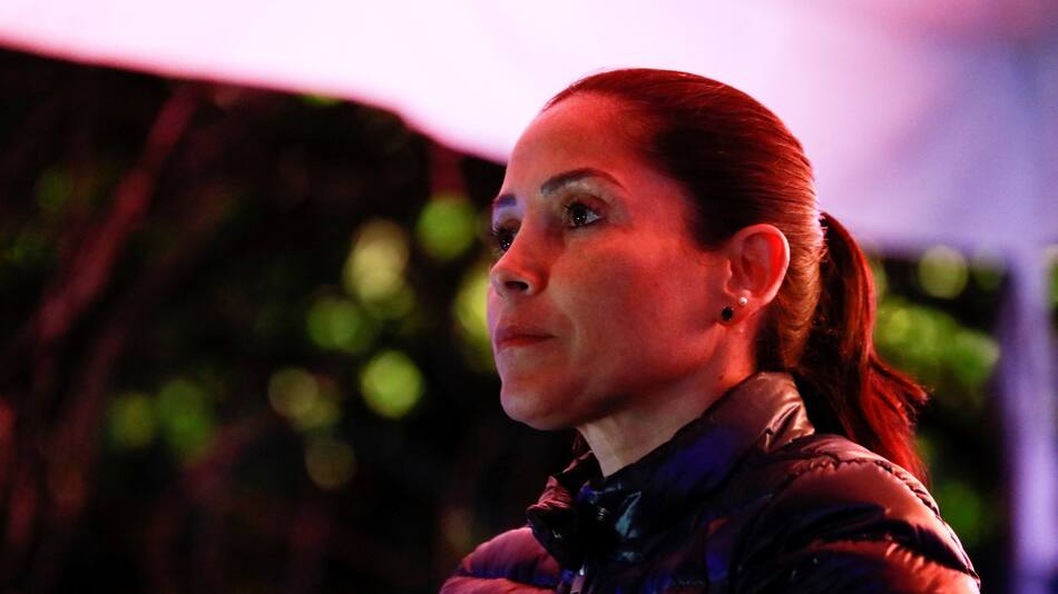 Luisa González, candidata del correísmo que perdió las elecciones en Ecuador. Foto: Reuters/Karen Toro