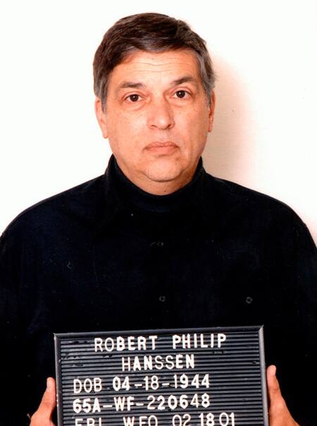 Robert Hanssen, agente del FBI y espía. Foto: archivo FBI.