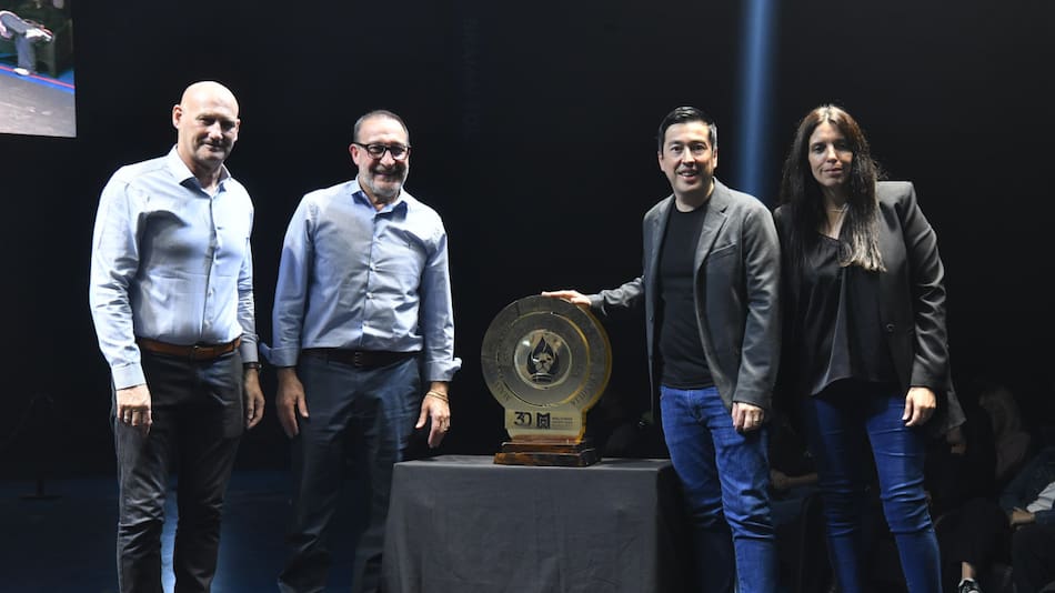Leonardo Nardini presentó la segunda edición de las Olimpiadas Malvinenses 2025. Foto: Prensa.