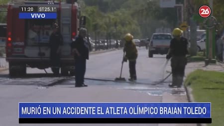 Muerte de Braian Toledo, móvil Canal 26