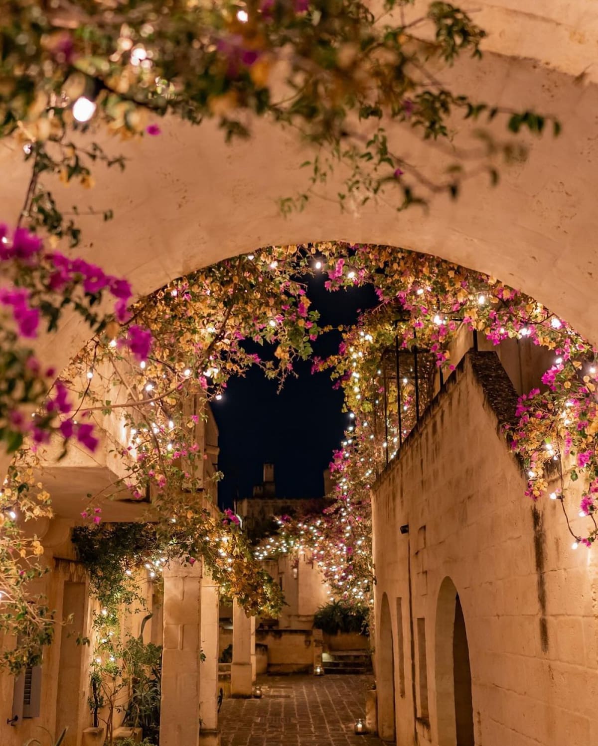 Jardines interiores del hotel Borgo Egnazia, cumbre de G7- fuente: @borgoegnazia oficial