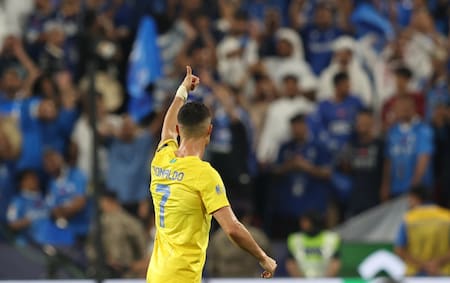 Cristiano Ronaldo; Al-Nassr vs. Al-Hilal. Foto: EFE.