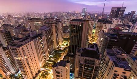 São Paulo, Brasil. Foto Google Maps