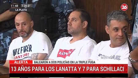 Condena de los hermanos Lanatta y Schillaci