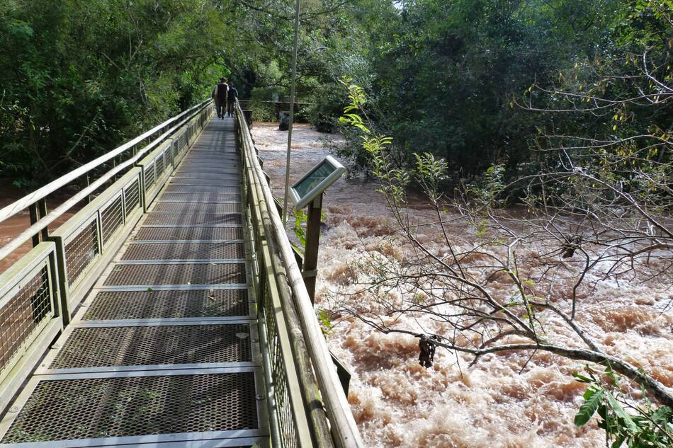 Paseo por las Cataratas. Foto: NA