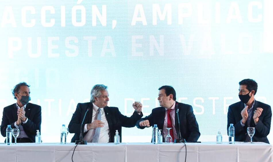 Alberto Fernández y Gerardo Zamora, Santiago del Estero, Presidencia