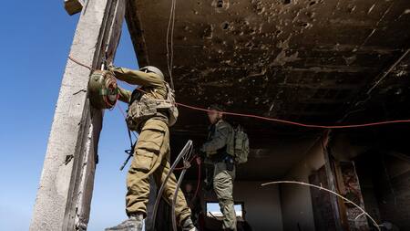 Operaciones del Ejército israelí en el Hospital Al Shifa de Gaza. Foto: EFE.