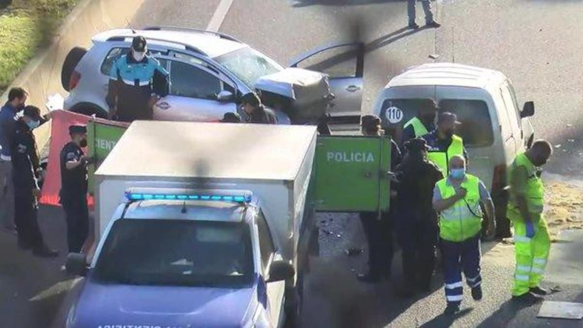 Choque fatal en Haedo, foto Twitter