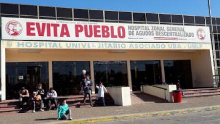 Hospital Evita Pueblo de Berazategui. Foto: Google Maps.