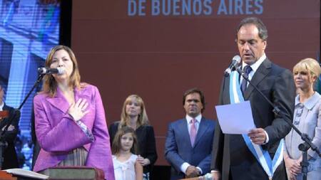 Silvina Batakis y Daniel Scioli, NA