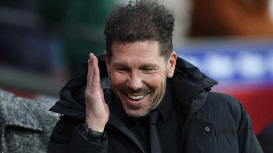 Diego Simeone, director técnico. Foto: NA