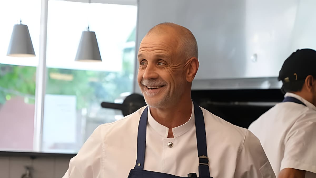 Christian Petersen, famoso cocinero argentino.