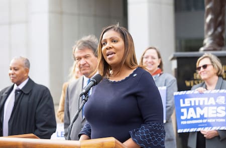 Letitia James, fiscal general de Nueva York. Foto: Reuters.