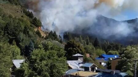 Incendio en San Martín de los Andes