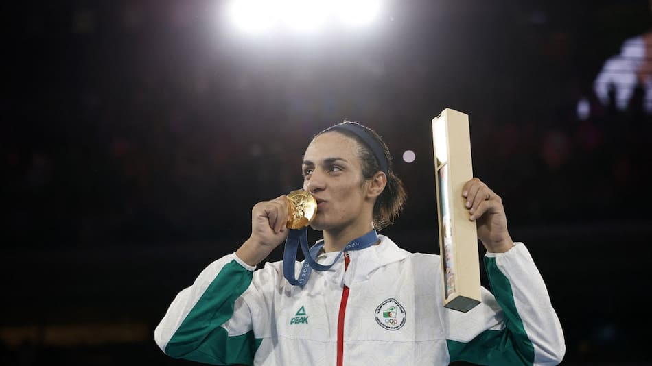 Imane Khelif ganó el oro en los Juegos Olímpicos de París 2024. Foto: Reuters