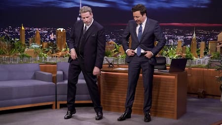 John Travolta y Jimmy Fallon