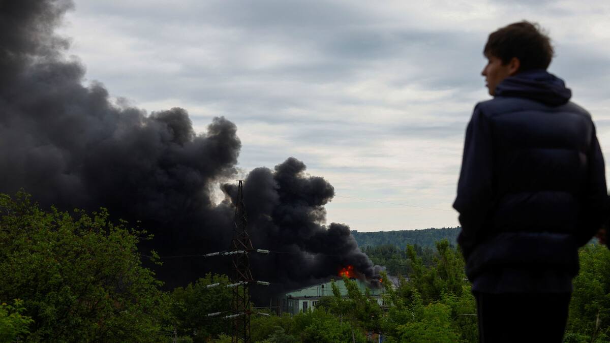 Ataques rusos sobre la región de Járkov, Ucrania. Foto: Reuters.