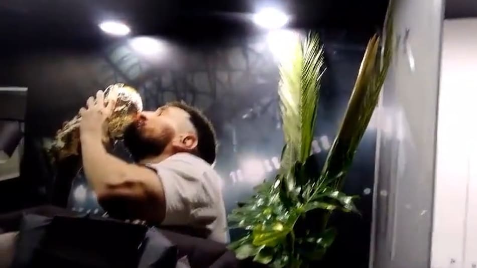 Palco de Lionel Messi en el estadio Más Monumental. Foto: Captura de video.