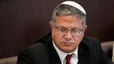 El ministro de Seguridad Nacional de Israel, Itamar Ben Gvir. Foto: Reuters.