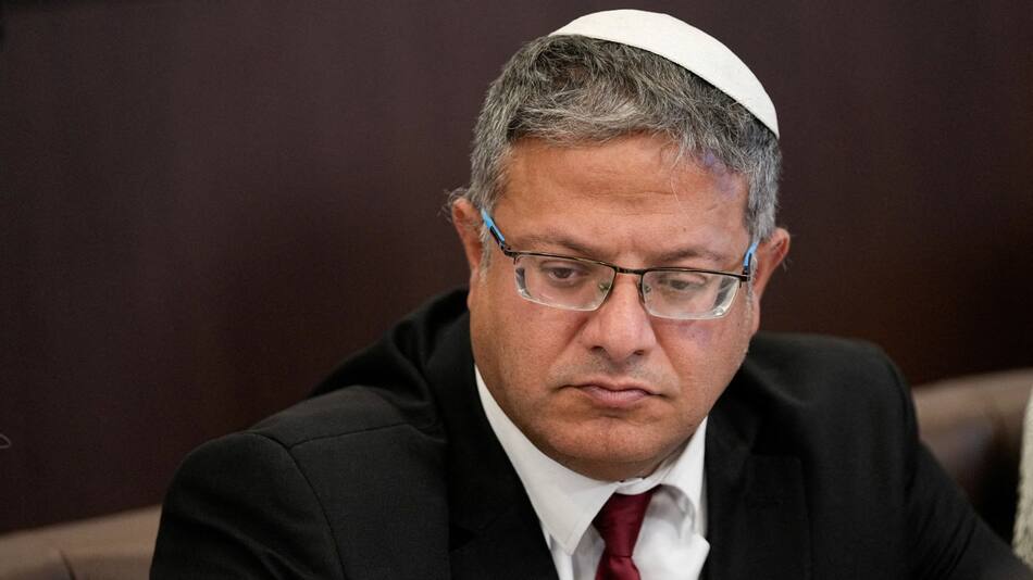 El ministro de Seguridad Nacional de Israel, Itamar Ben Gvir. Foto: Reuters.