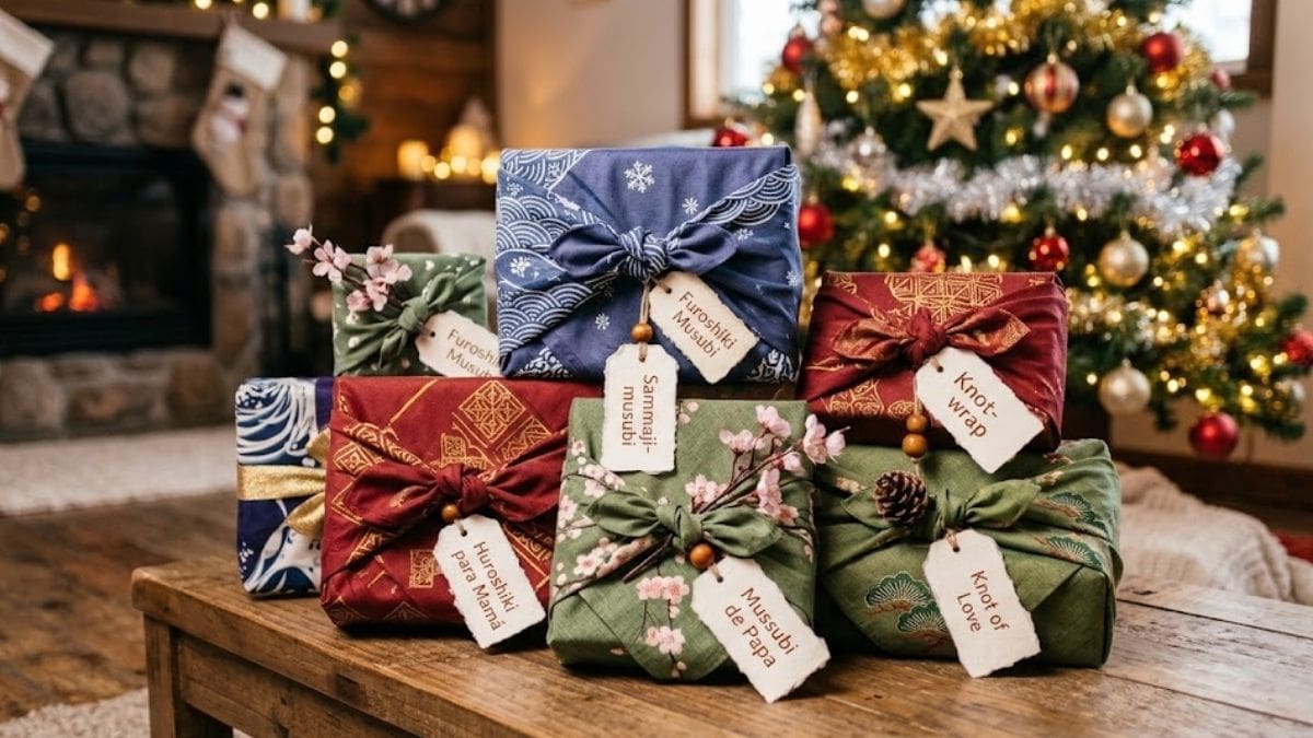 Los envoltorios de regalos navideños tradicionales pasaron de moda: la alternativa reutilizable que transforma los paquetes en 2026