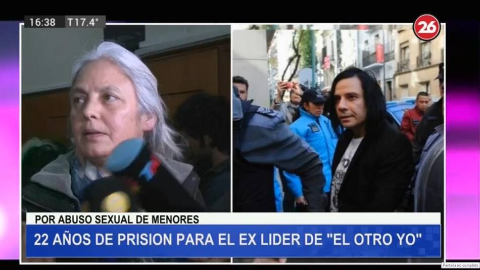 22 años de prisión para Cristian Aldana, el ex "El otro yo", por abuso de menores