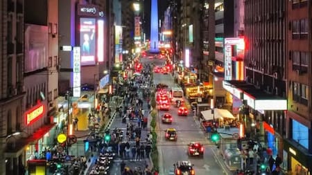 Avenida Corrientes, un emblema porteño. Foto: Instagram @palermeando