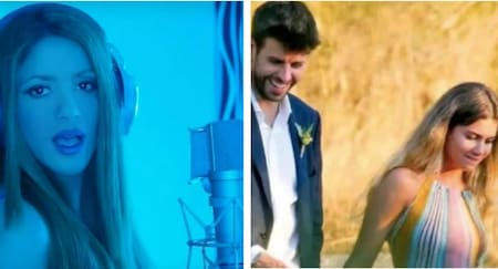 Piqué, Clara Chía y Shakira_Instagram