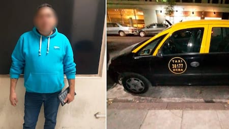 Taxista que golpeó a pasajero tras recital de Coldplay. Foto: Infobae