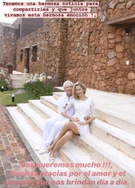 Elina Fernández y Eduardo Costantini